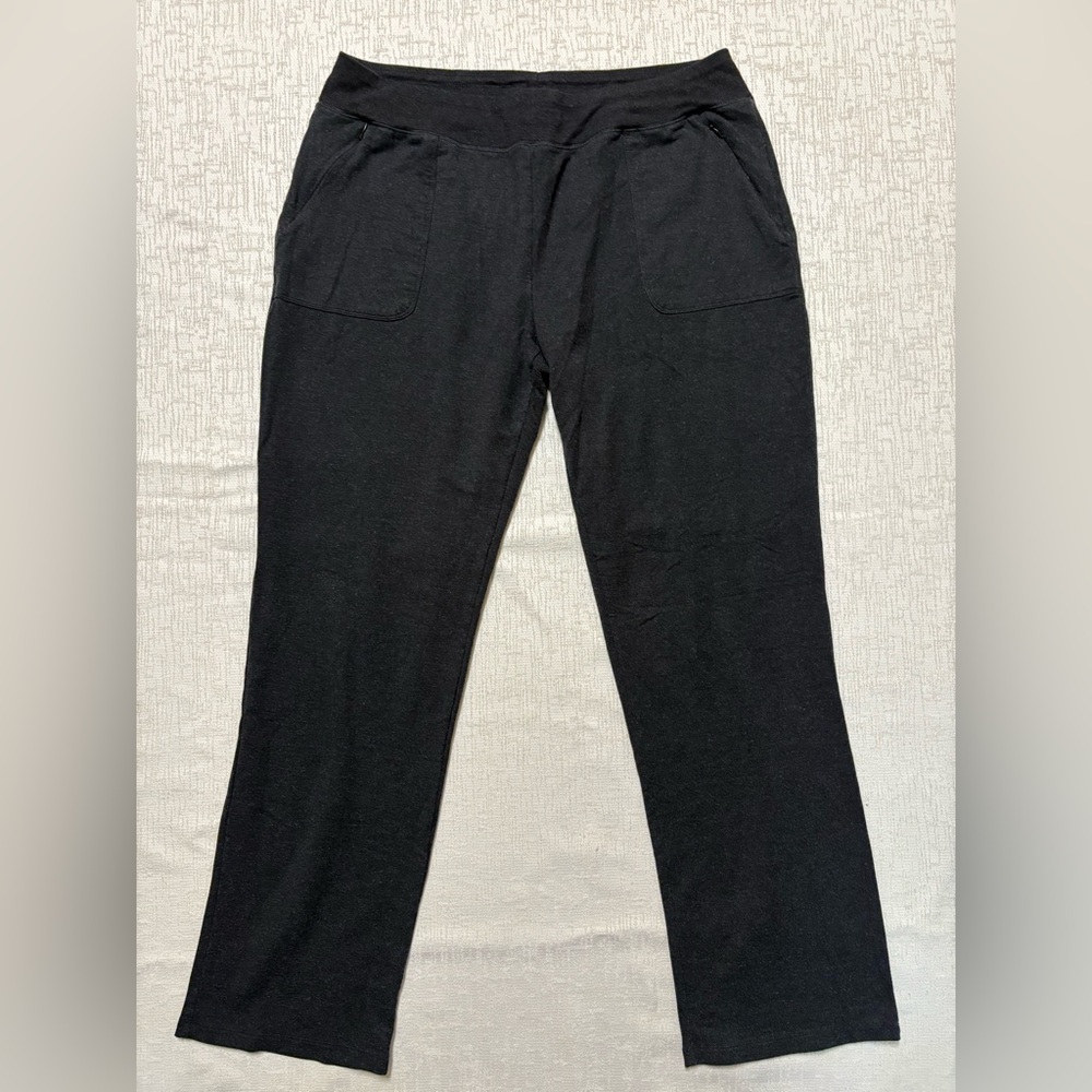 BCG Women's XL Black Straight Leg Pants